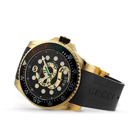 gucci dive watch 45mm gold|Gucci Gucci Dive watch, 45mm YA136219 .